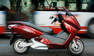 red-motorbike